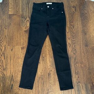 Madewell 9” high rise skinny Women's Black Jeans